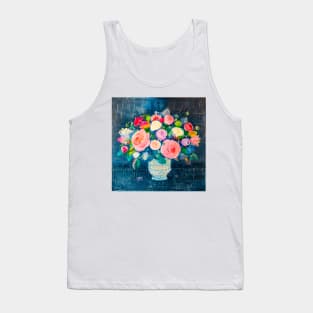 Bouquet of flowers in a vase Tank Top